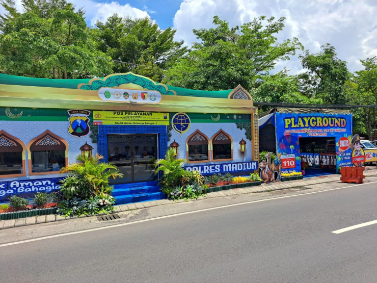 Layanan Mudik Polres Madiun, Sediakan Fasilitas Playground hingga Bengkel Gratis