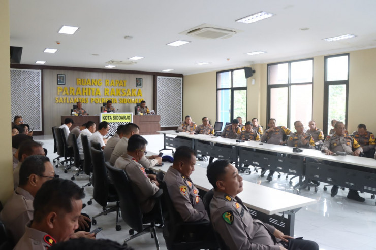 Kapolresta Sidoarjo Optimalkan Peran Kapolsek dan Bhabinkamtibmas Dorong Pelaksanaan Ketahanan Pangan