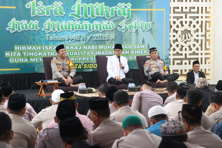 Polresta Sidoarjo Gelar Peringatan Isra Mi'raj